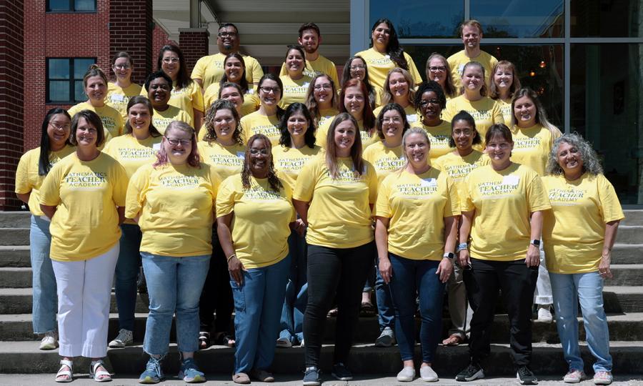 Math teachers at Baylor's 2025 Math Teacher Academy (MTA)